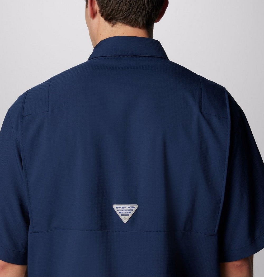 Men's Short-Sleeve Fishing Shirt - Blue