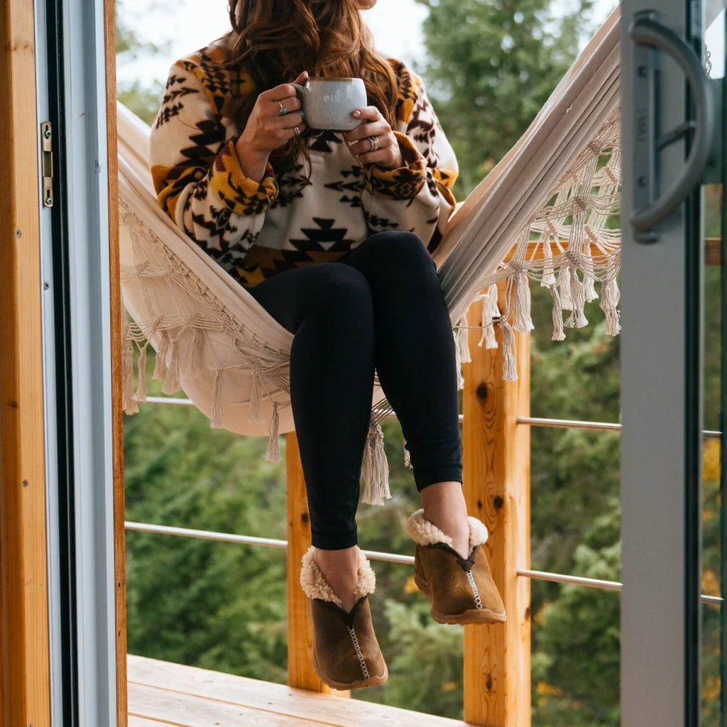 Women's Shearling Slip-On Ankle Boot - Chestnut