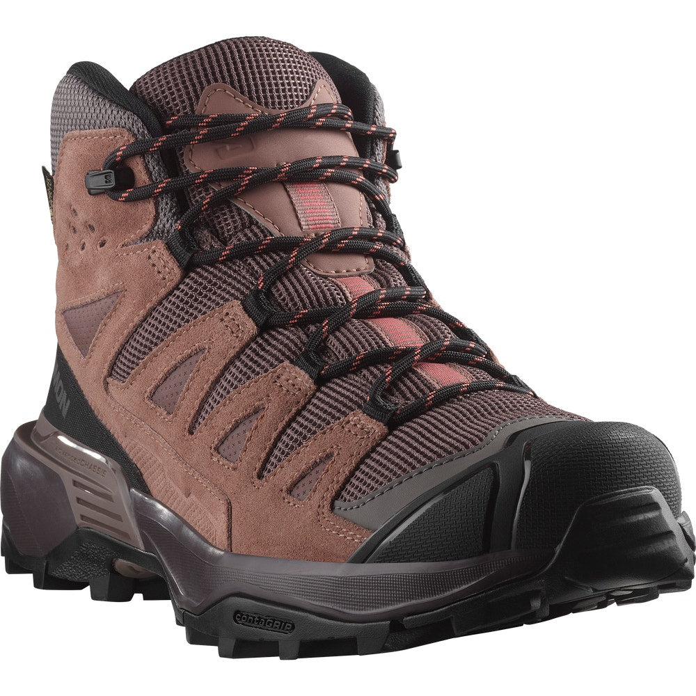 Women's Waterproof Leather Mid Hiking Boots - Tan