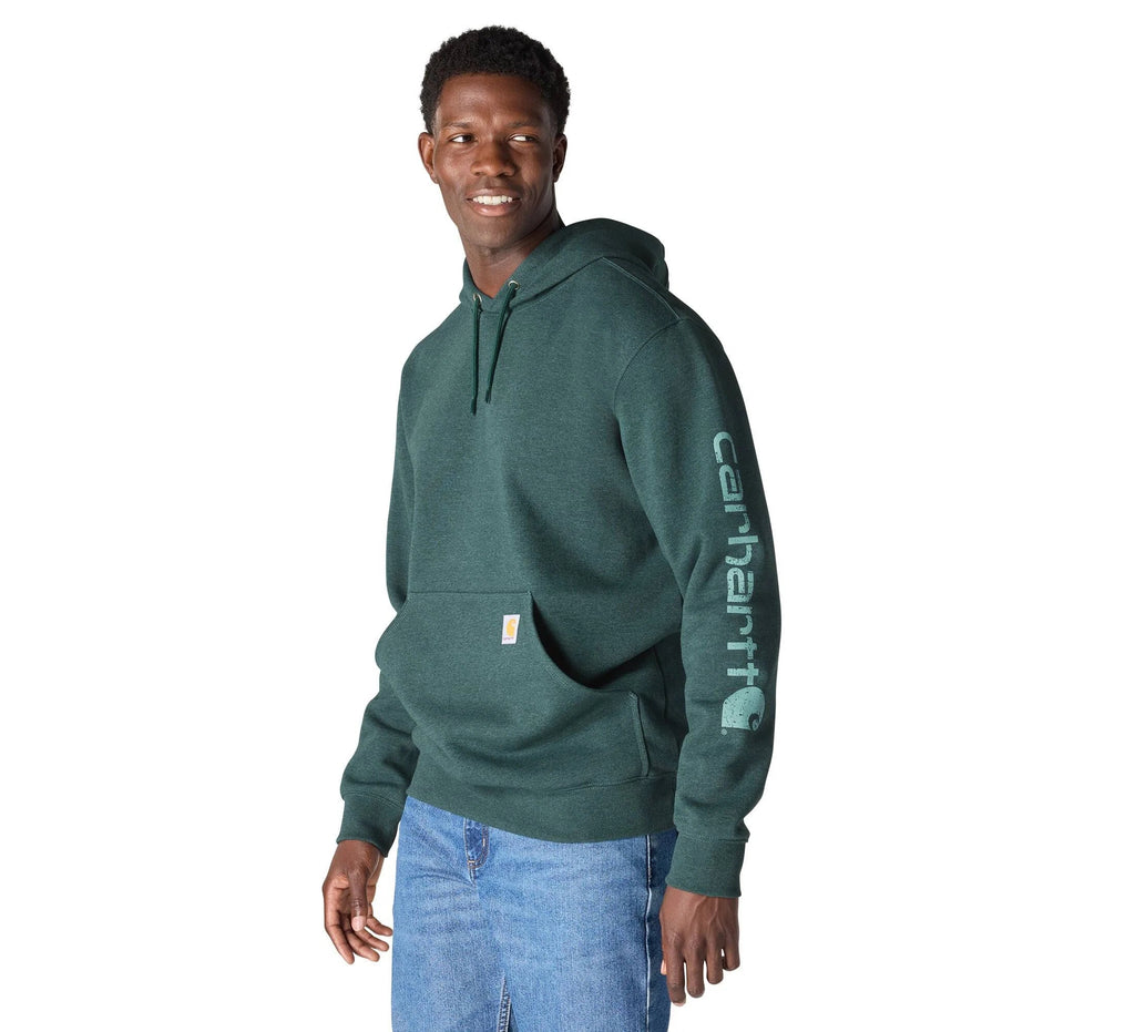 Men's Fleece Pullover Hoodie - Heather Gray