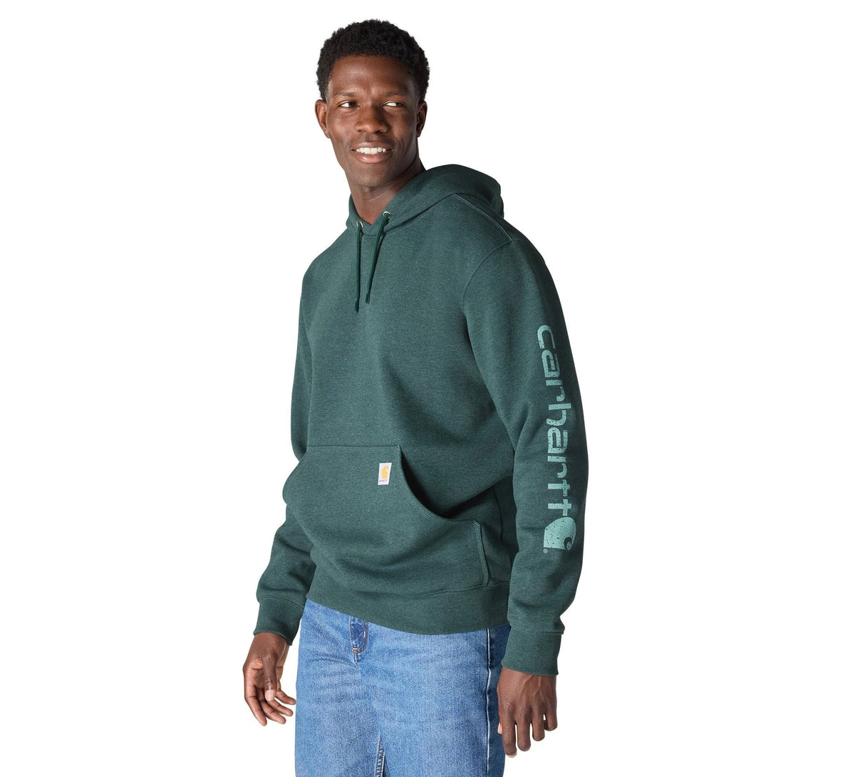 Men's Fleece Pullover Hoodie - Heather Gray