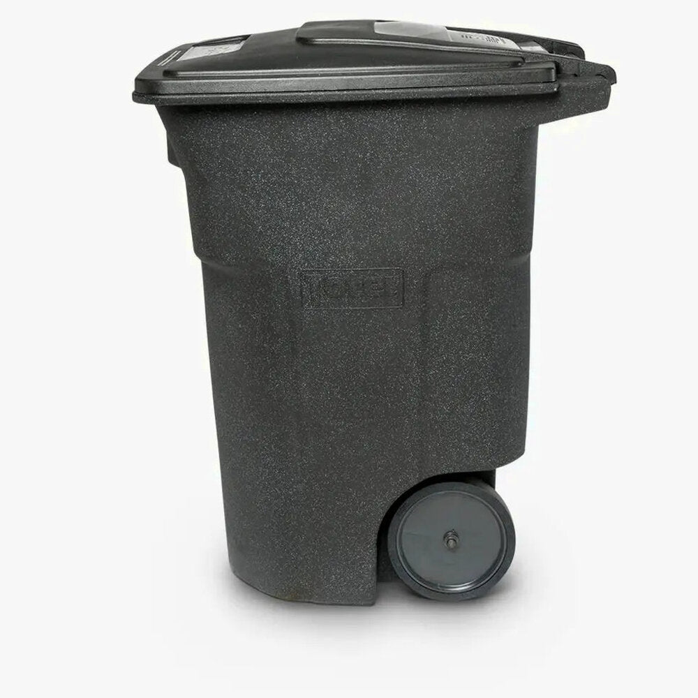 Toter 96 Gallon Trash Can With Smooth Wheels And Lid