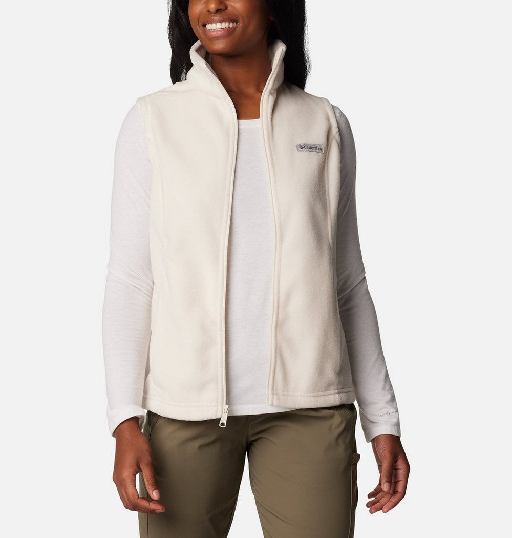 Women's Fleece Vest - Chalk