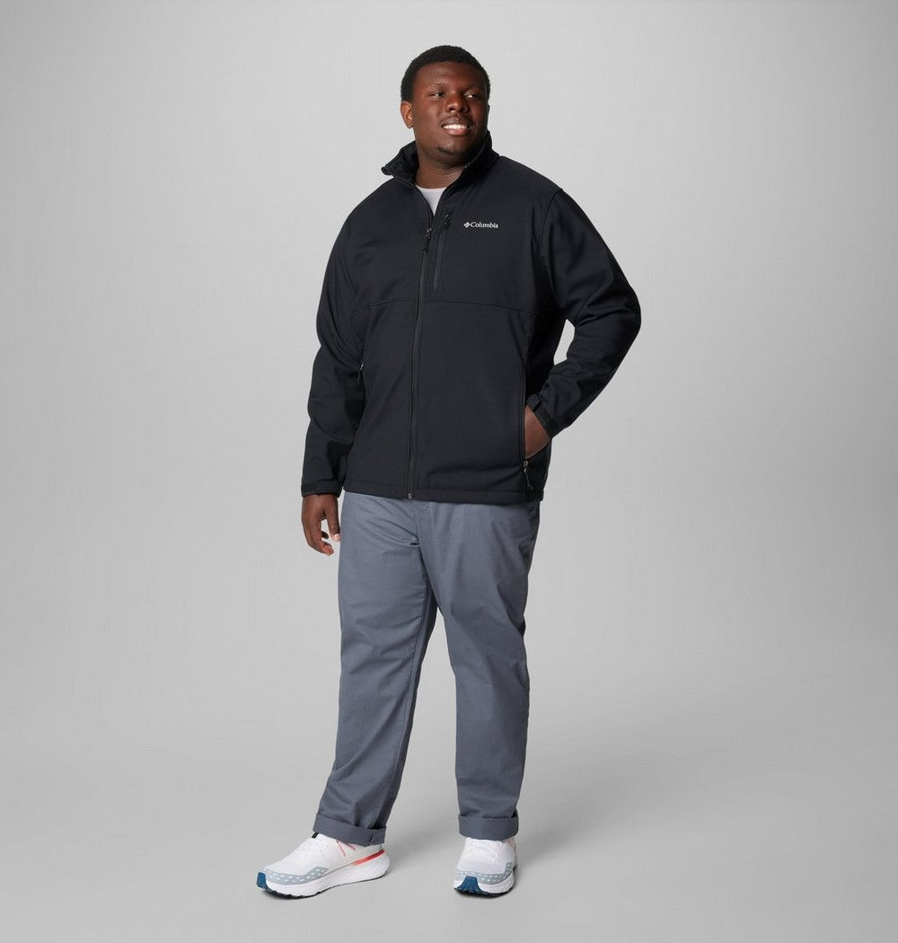 Men's Big Softshell Jacket - Grey