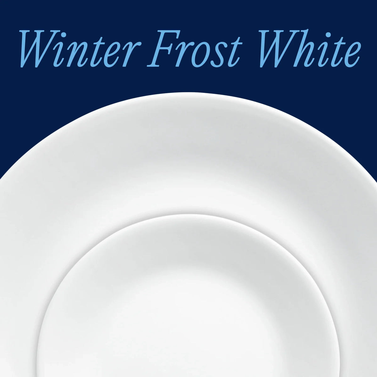 16-Piece White Mugless Dinnerware Set
