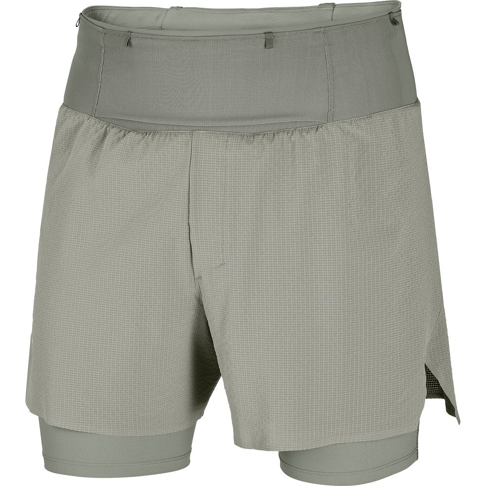 Men's 2-In-1 5-Inch Trail Shorts - Gray