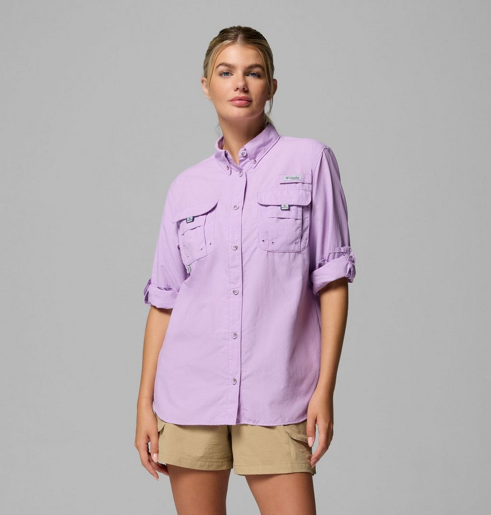 Women's Long Sleeve Fishing Shirt - Pink