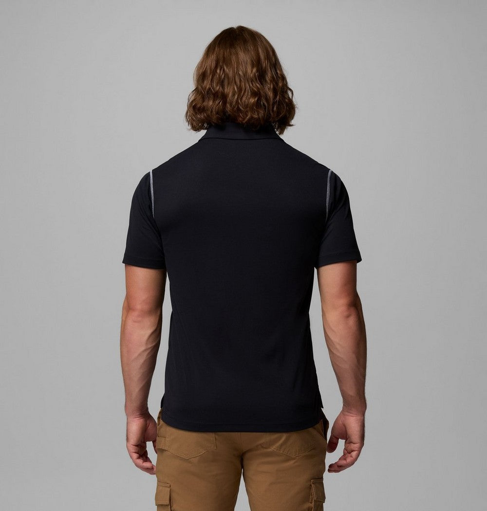 Men's Moisture-Wicking Polo Shirt - Black