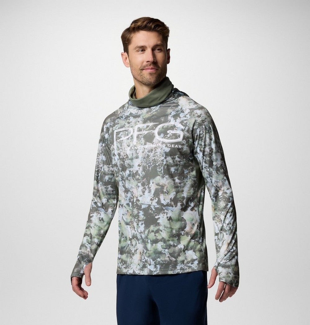 Men's Ventilated UPF 50 Sun Hoodie - Teal