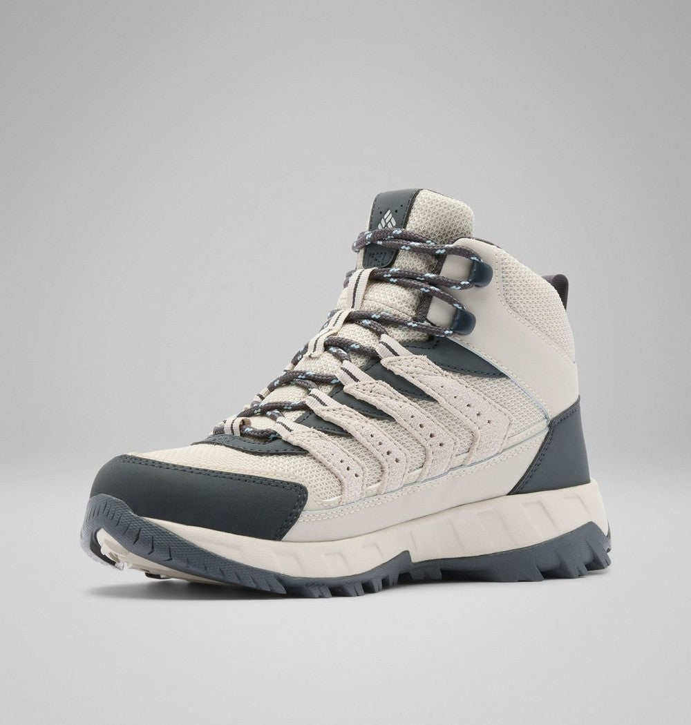 Women's Wide Waterproof Mid Hiking Shoe - Gray
