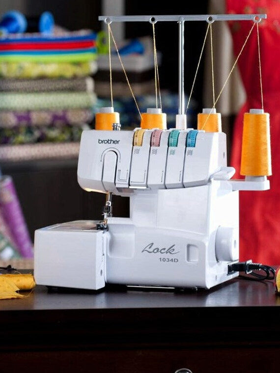 Brother 3/4 Thread Serger With Differential Feed And 3 Accessory Feet - 1034D