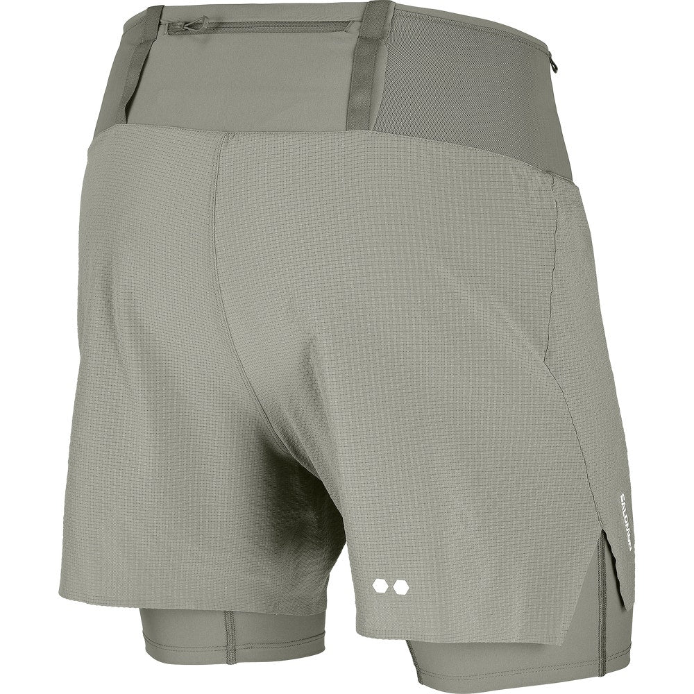 Men's 2-In-1 5-Inch Trail Shorts - Gray