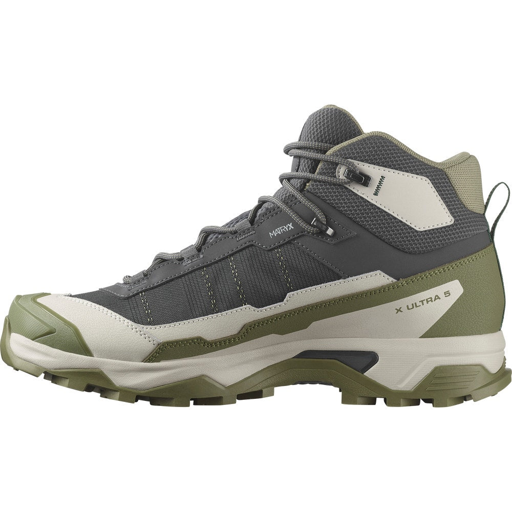 Men's Waterproof Mid Hiking Boots - Gray