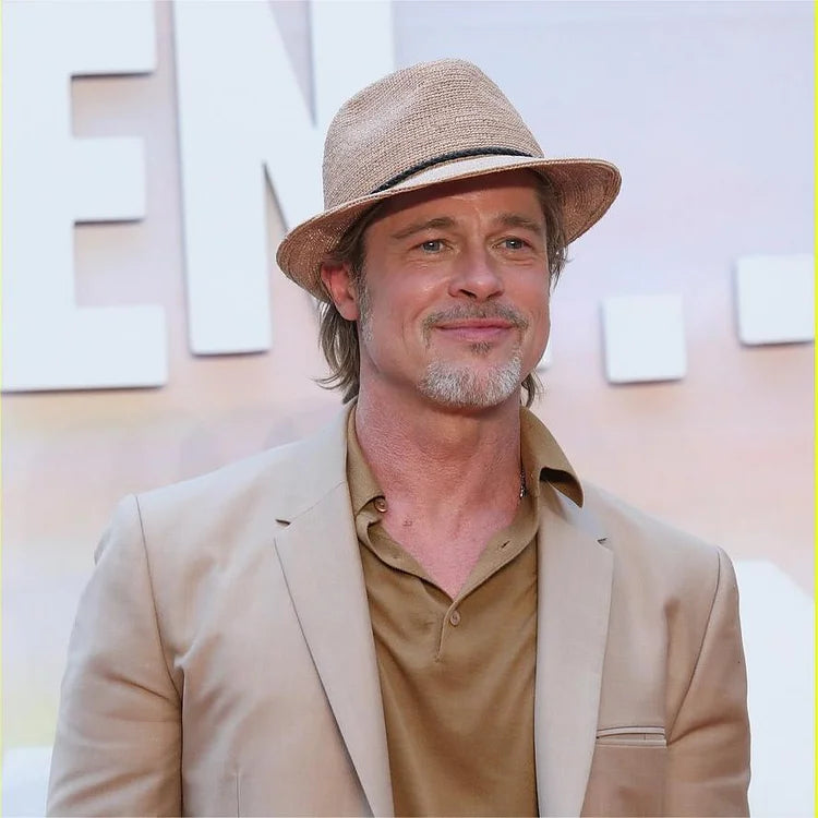  same style!】Can be rolls up for packing- Goorin Bros Morning Glory Raffia Straw Trilby Fedora