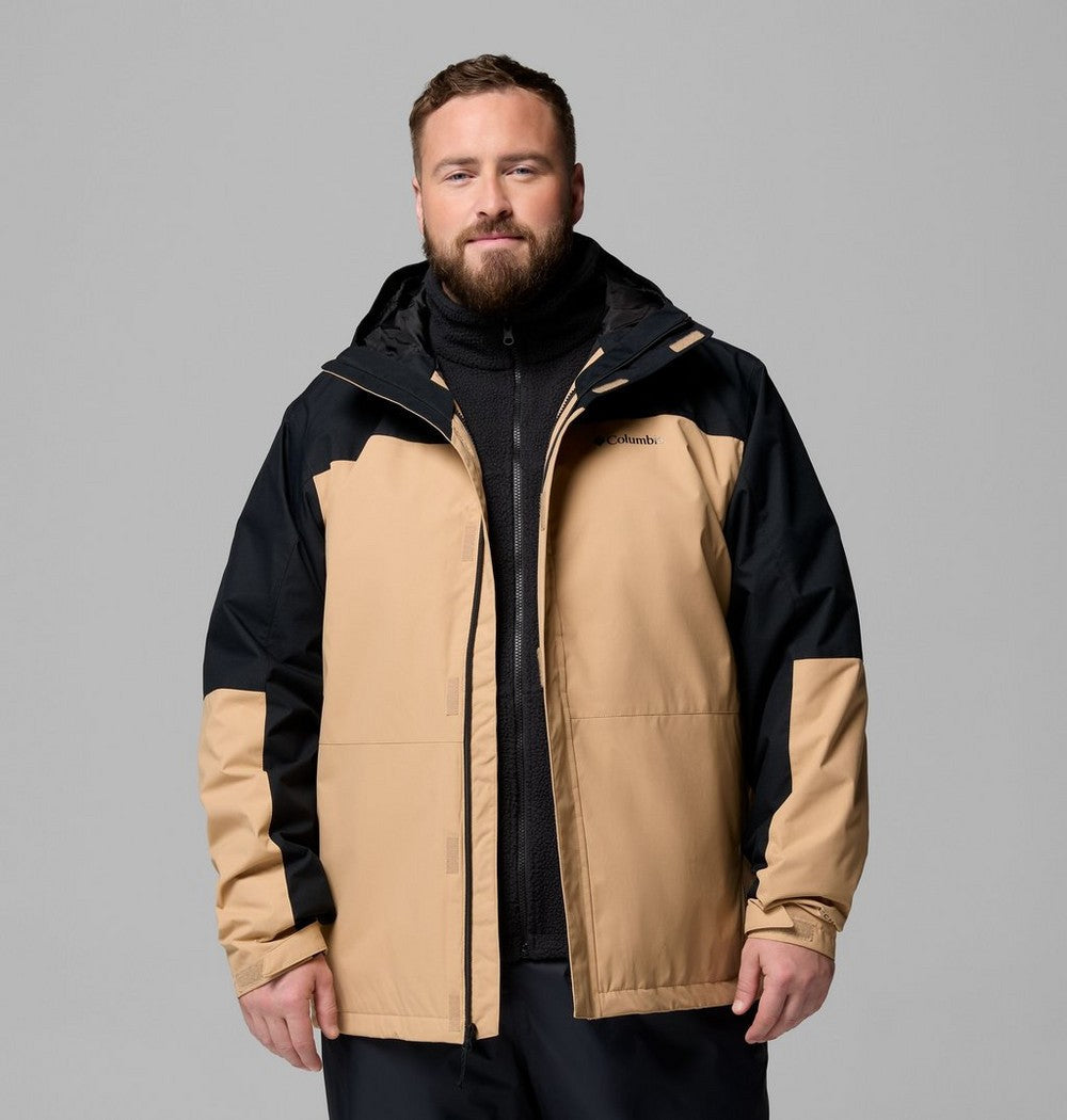 Men's Big 3-In-1 Waterproof Jacket - Green