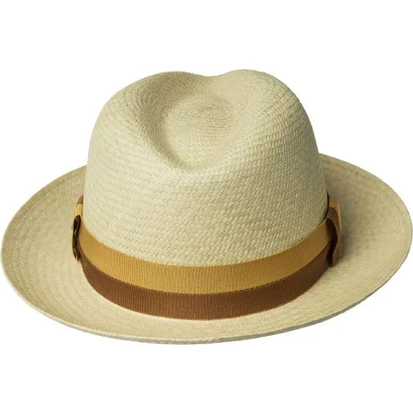 Thread Ranch Fedora-Halpern Panama Fedora - Yellow/ Brown