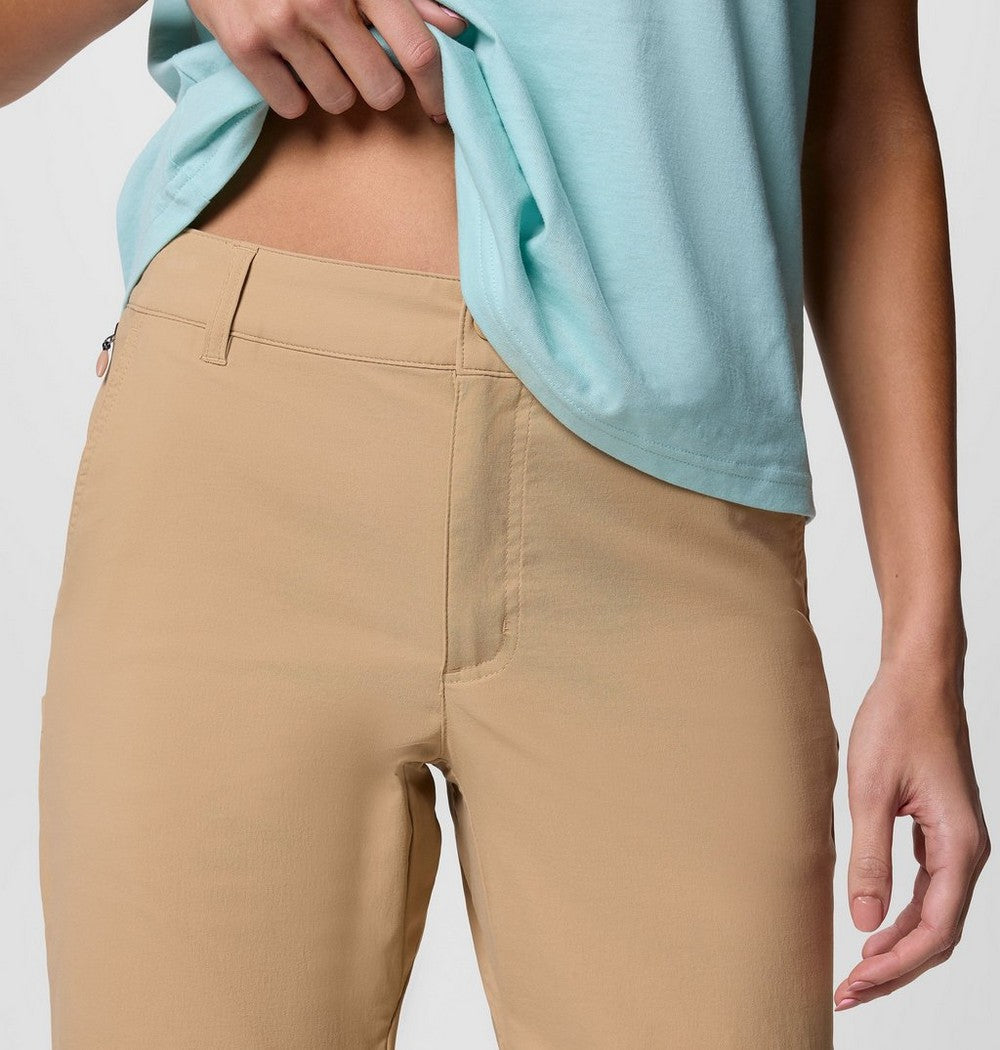 Women's UPF 50 Hiking Capris - Tan