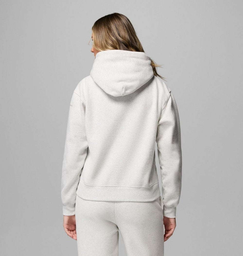 Women's Midweight Cotton Blend Hoodie - Brown