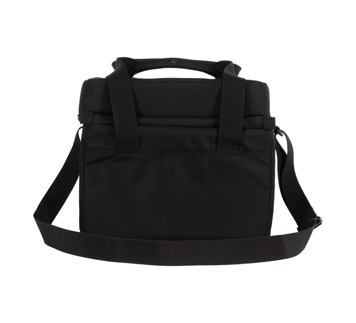 Insulated 18-Can Two-Compartment Cooler - Black