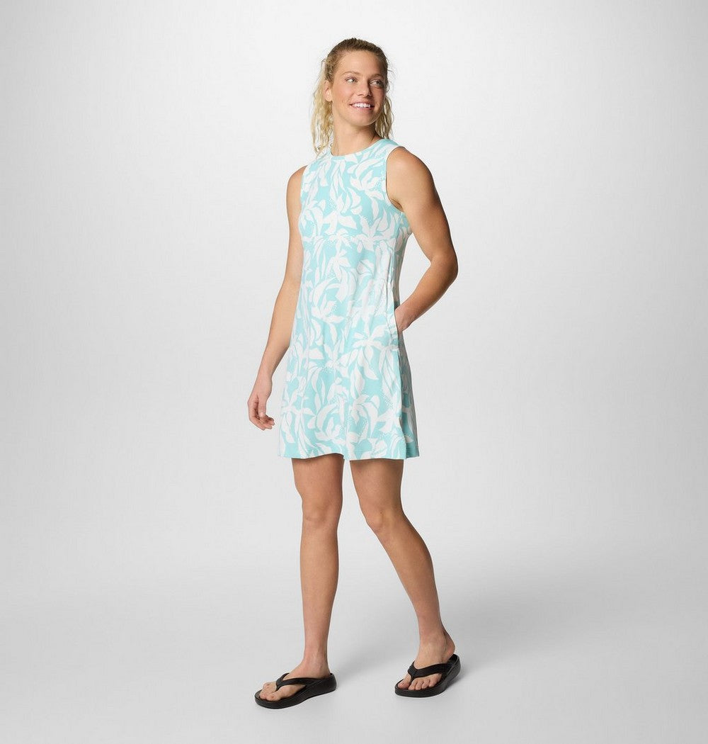 Women's UPF 50 Tank Dress - Gray Print