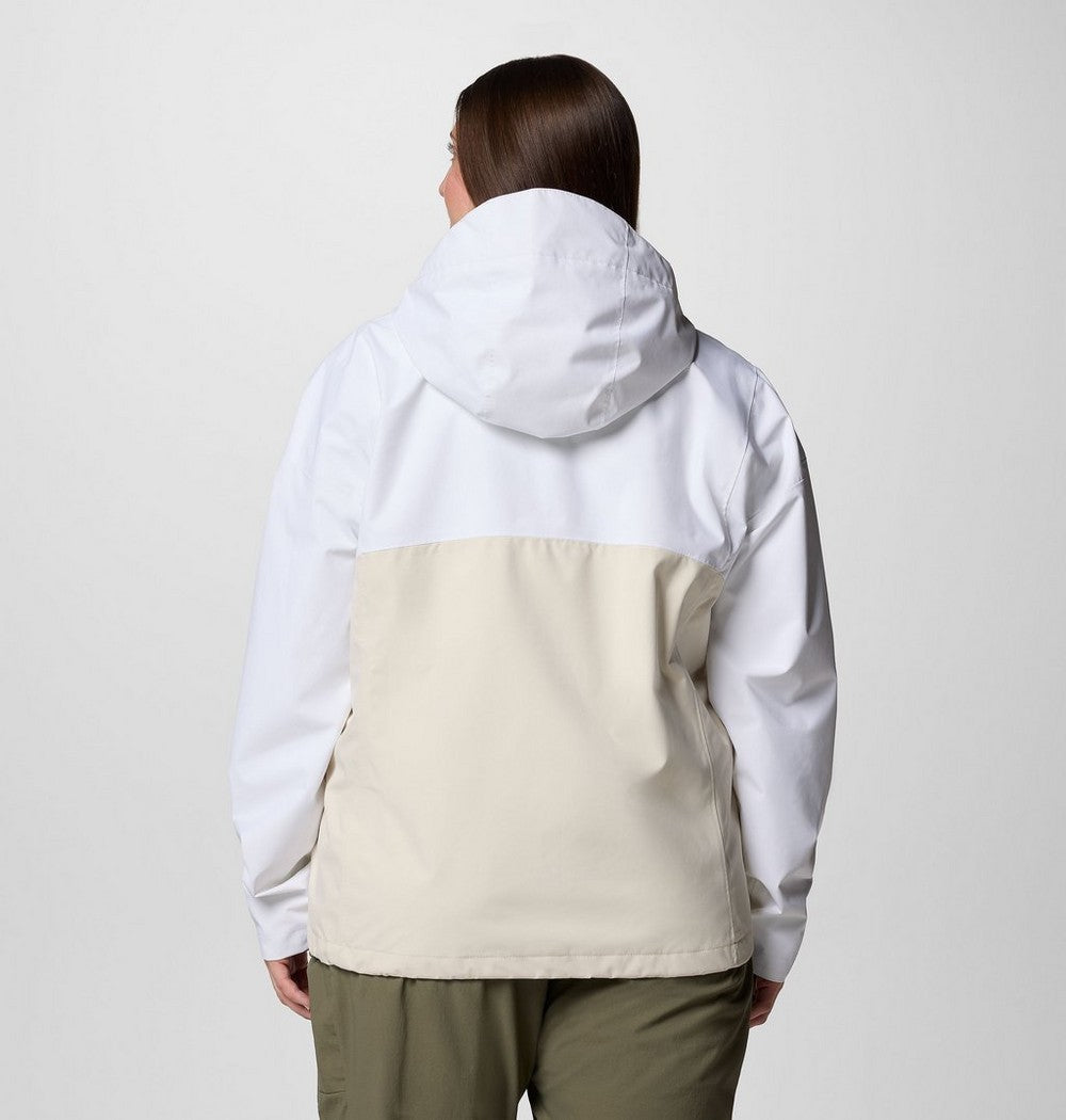 Women's Plus Size Waterproof Rain Jacket - Navy