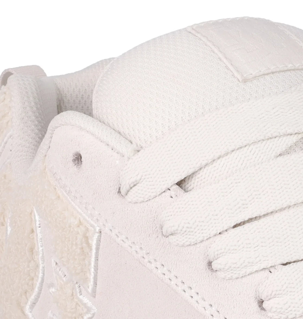Women's Suede Padded Sneaker - Off White Gum