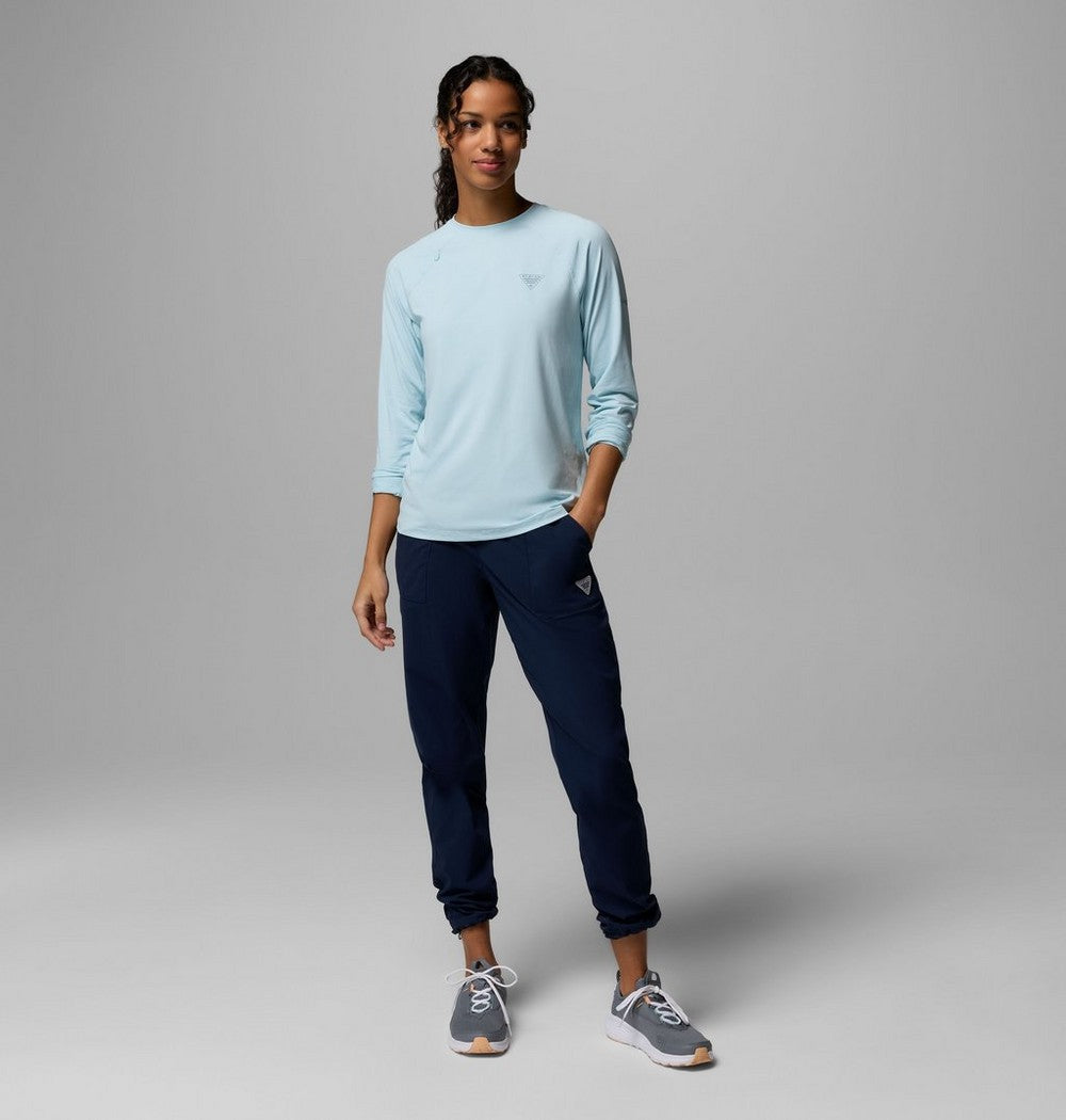 Women's UPF 50 Long Sleeve Sun Shirt - White