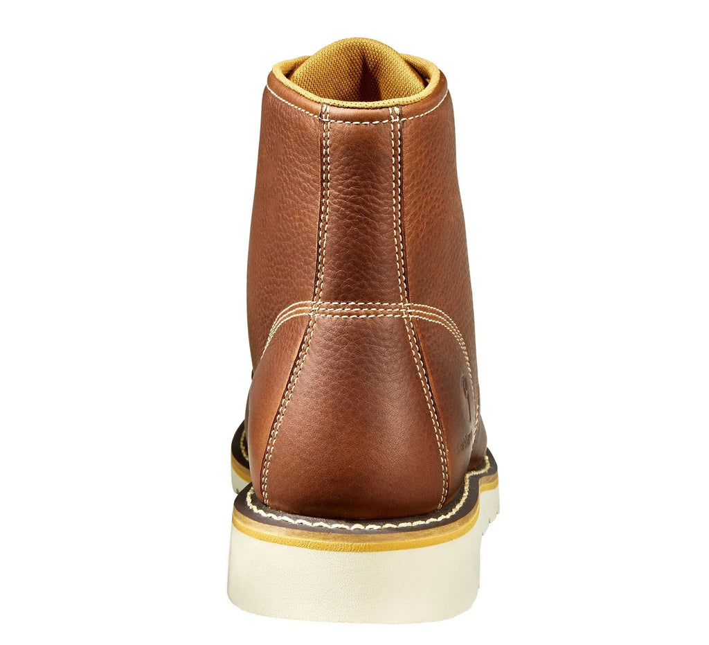 Men's 6-Inch Waterproof Steel Toe Wedge Boot - Tan