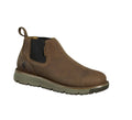 Men's Water-Resistant Steel Toe Pull-On Boot - Brown