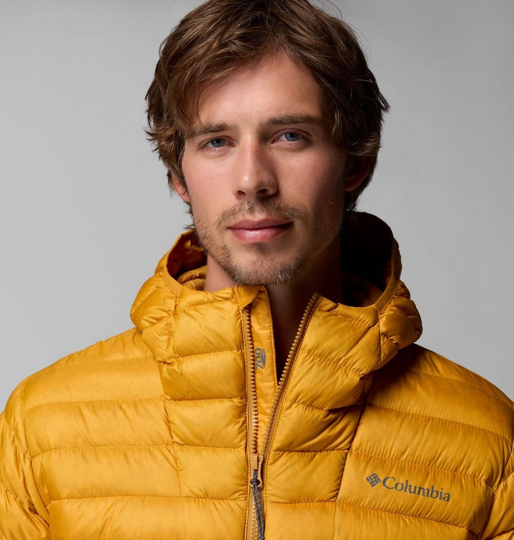 Men's Packable Down Hooded Jacket - Blue