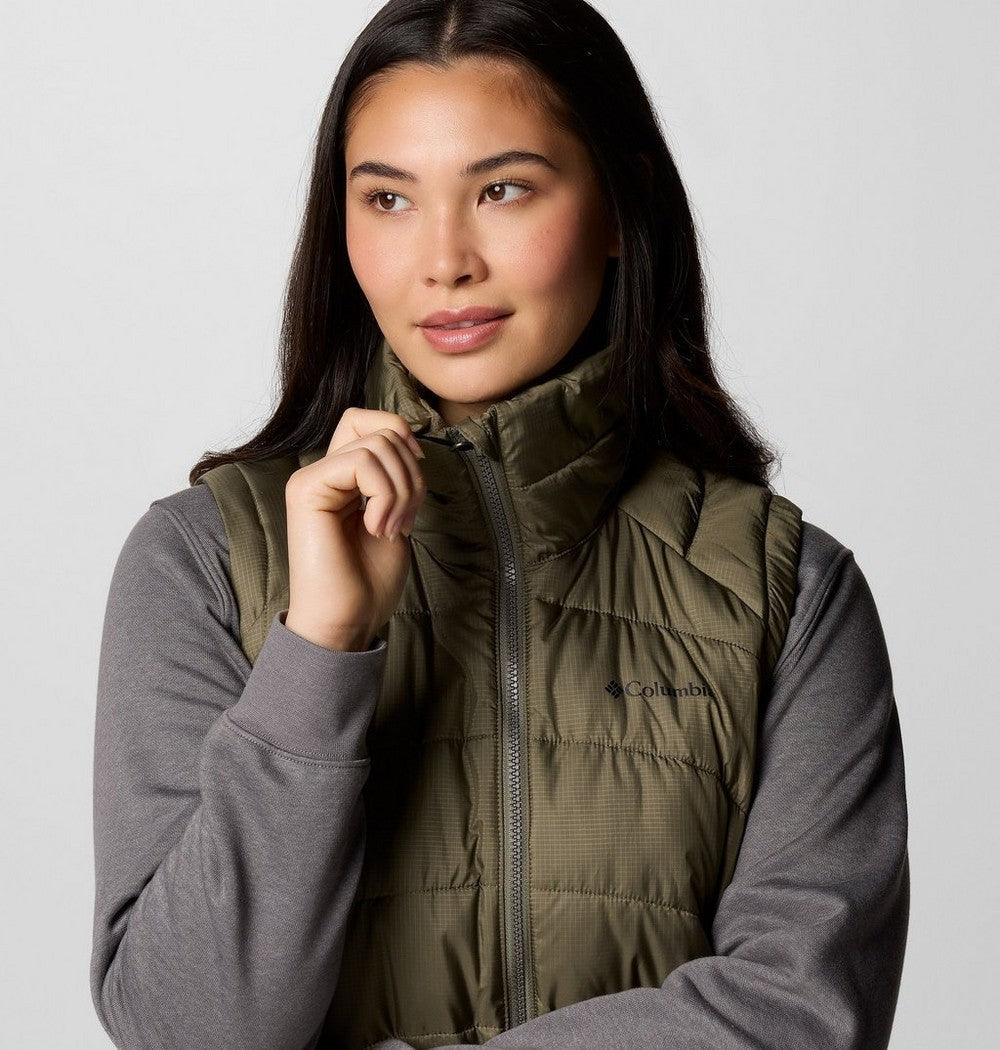 Women's Long Insulated Vest - Sage