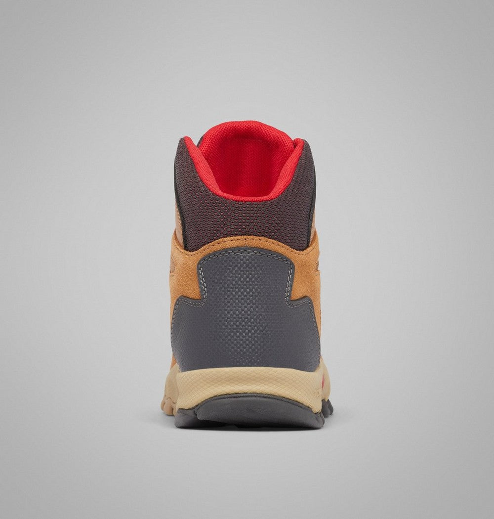 Big Kids' Suede Trail Hiking Boot - Black Red