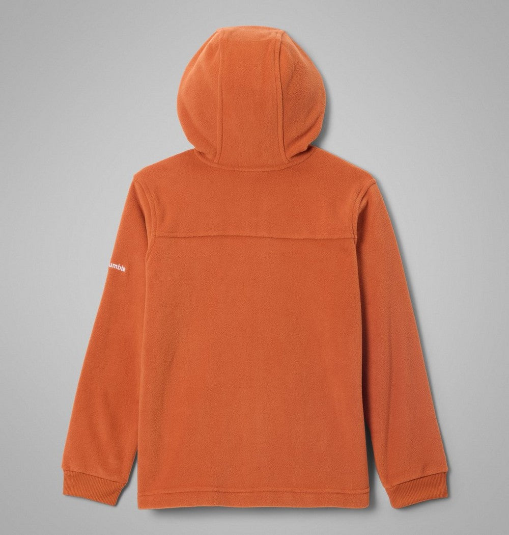 Kids' School Logo Fleece Hoodie - Brown