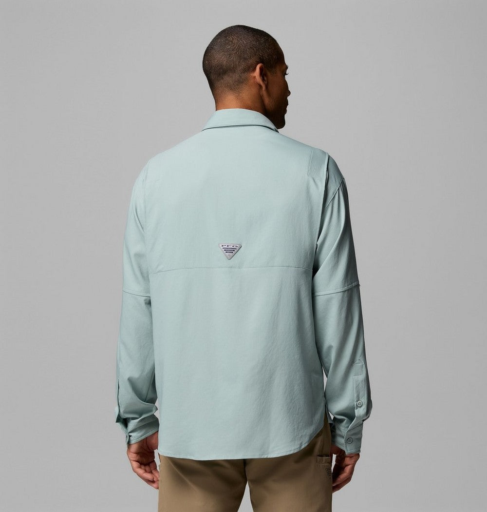 Men's Long-Sleeve Fishing Shirt - Teal