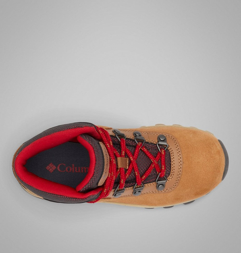 Big Kids' Suede Trail Hiking Boot - Black Red