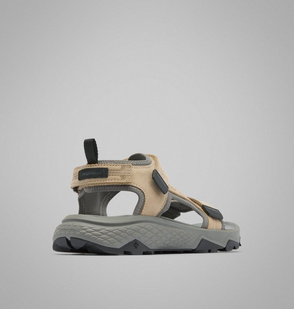 Men's Nubuck Leather Trail Sandal - Black