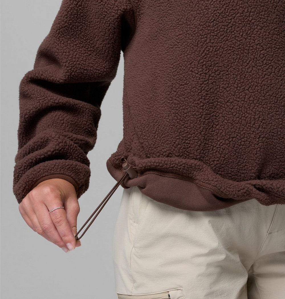 Women's Cropped Half-Snap Fleece Pullover