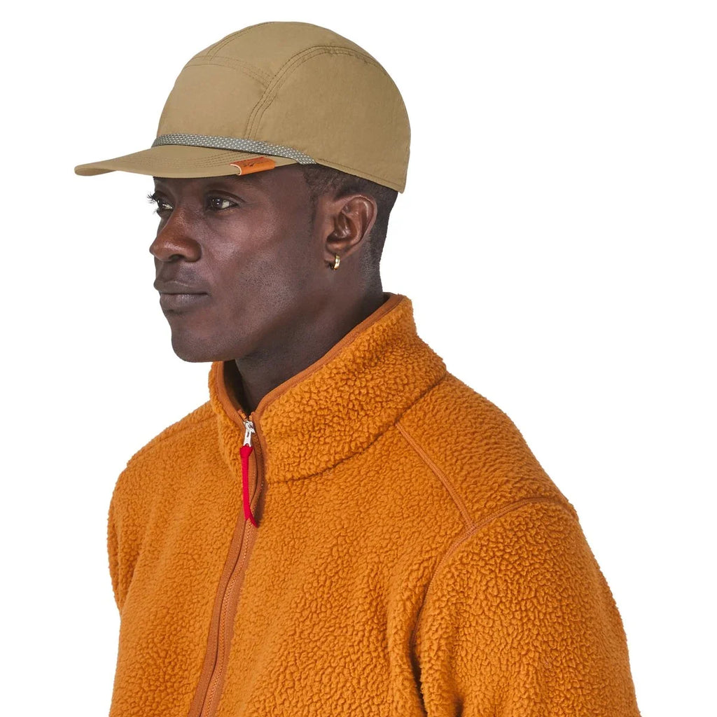 Waterproof Crushable Five-Panel Cap - Tan