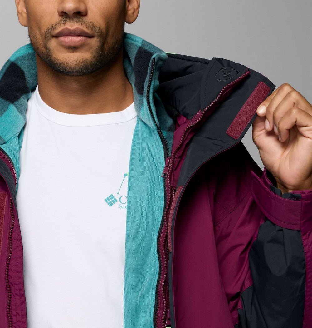 Men's 3-In-1 Fleece Lined Jacket - Blue