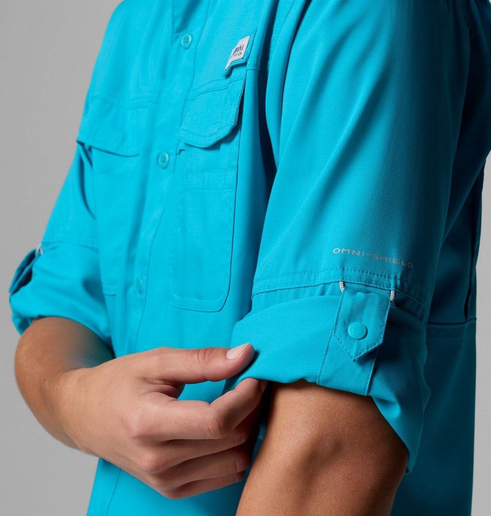 Men's Long Sleeve Fishing Shirt - White
