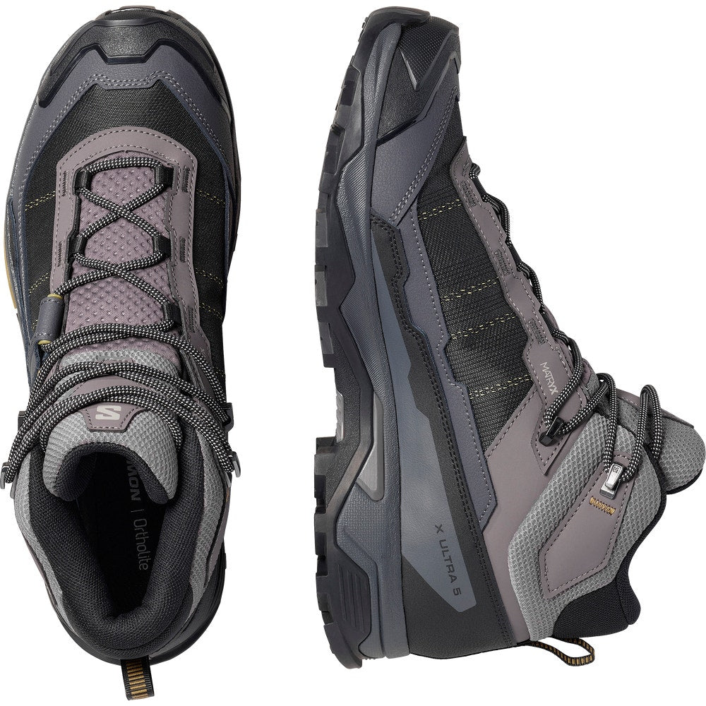 Men's Waterproof Mid Hiking Boots - Gray