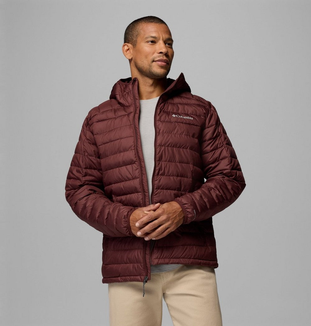 Men's Insulated Hooded Jacket - Redwood