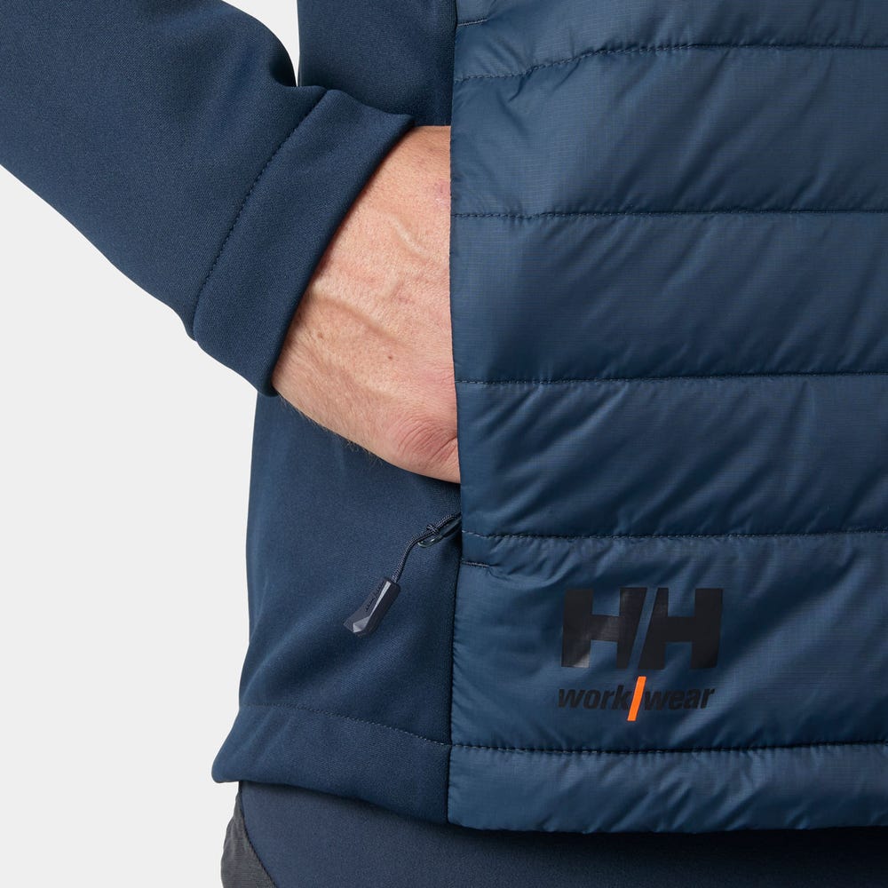 Hybrid Insulated Work Jacket - Navy