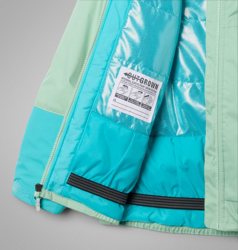 Girls' Waterproof Insulated Ski Jacket - Pink Red