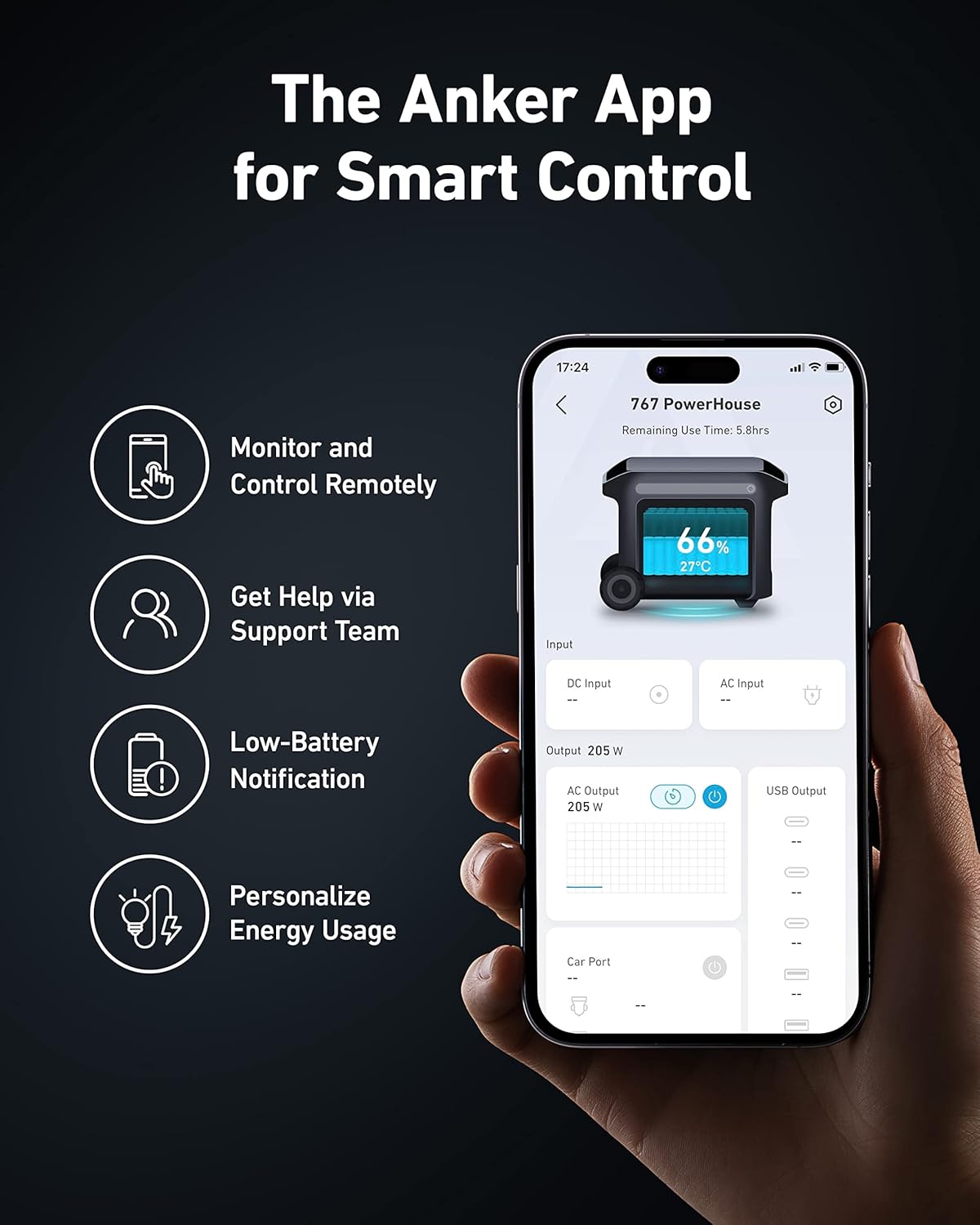 Anker SOLIX F2000 Portable Power Station 2400W 2048Wh - PowerHouse 767