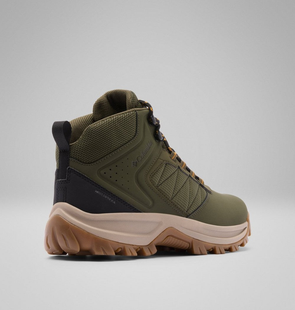 Men's Wide Waterproof Hiking Boots - Green