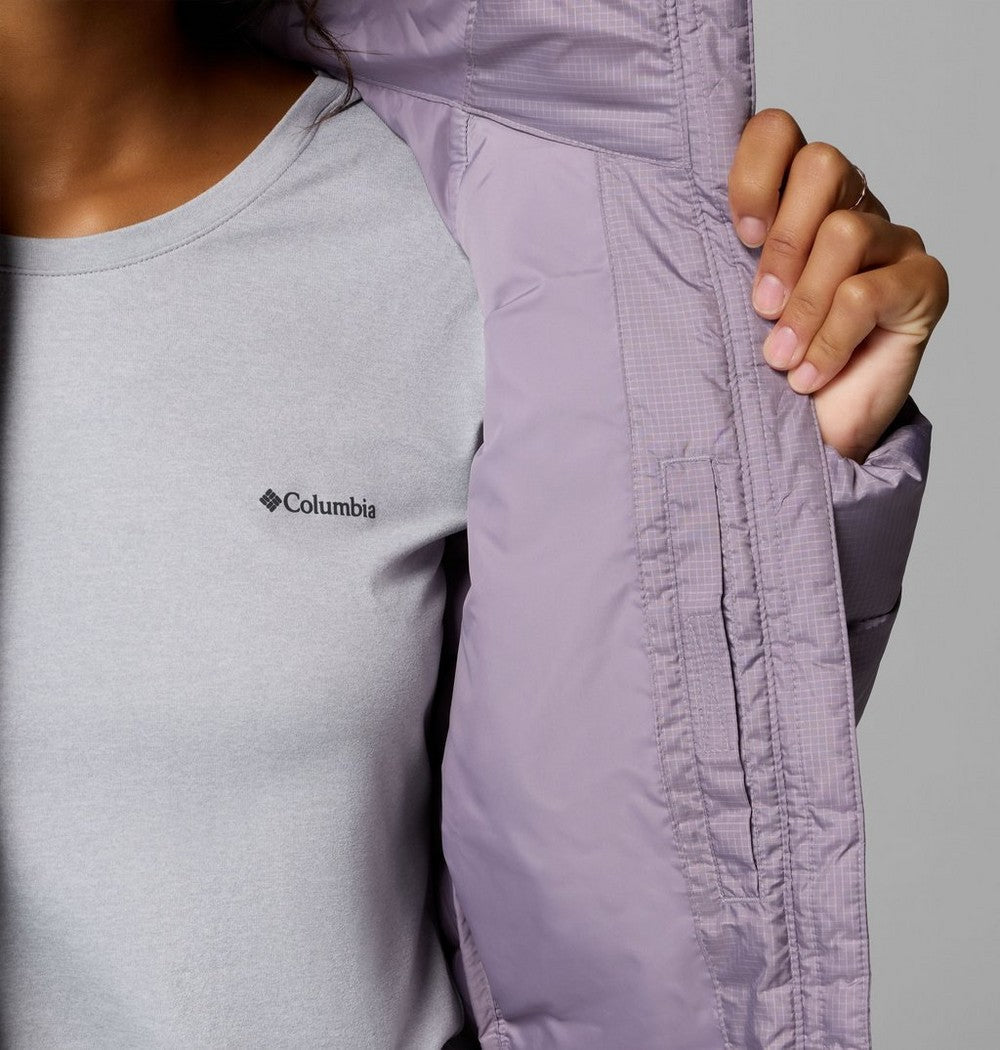 Women's Insulated Hooded Jacket - Wine