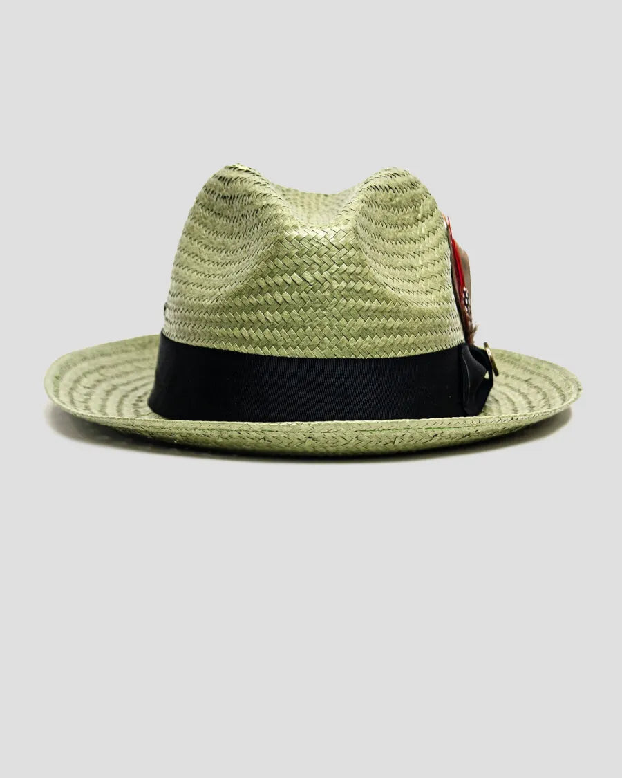 Miller Ranch Straw Trilby Fedora - Avocado
