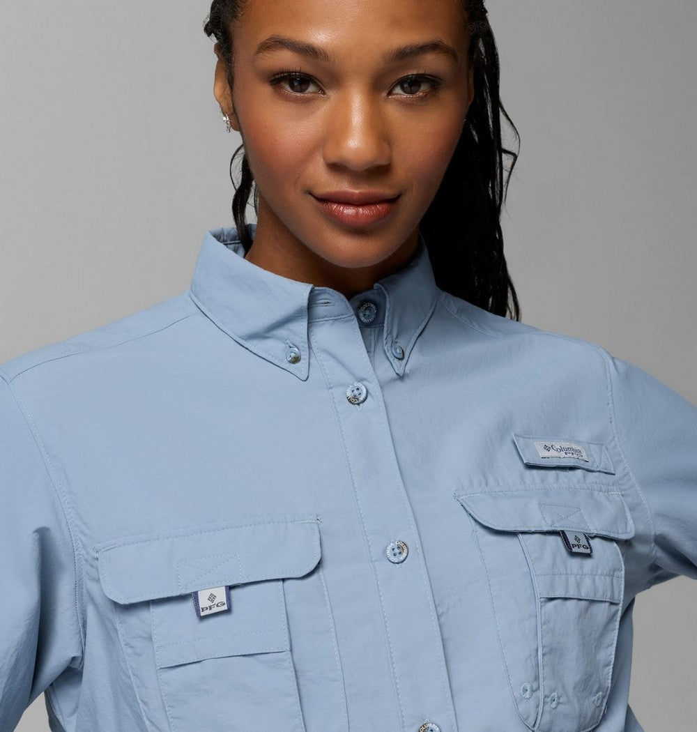 Women's Long Sleeve Fishing Shirt - Pink