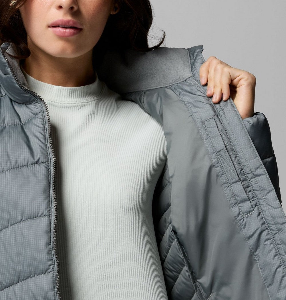 Women's Water-Resistant Insulated Jacket - Brown
